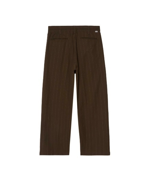 OBEY(オベイ)の「OBEY DEAN STRIPE PLEATED PANT(オベイ ディーン ストライプ プリーテッド パンツ)(スラックス・メンズ・ブラウン系/ネイビー系・30/32/34)」の6枚目の写真