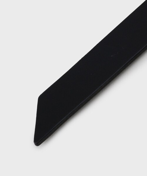 tk.TAKEO KIKUCHI（ティーケータケオキクチ）の「スクエアバックルロングベルト（ベルト・メンズ・ブラック・00）」の3枚目の写真