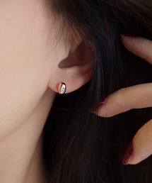 【blatto 925silver】シルバー925 ビーンデザイン ミニマルピアス esm-pierce-23-15【RBTS】