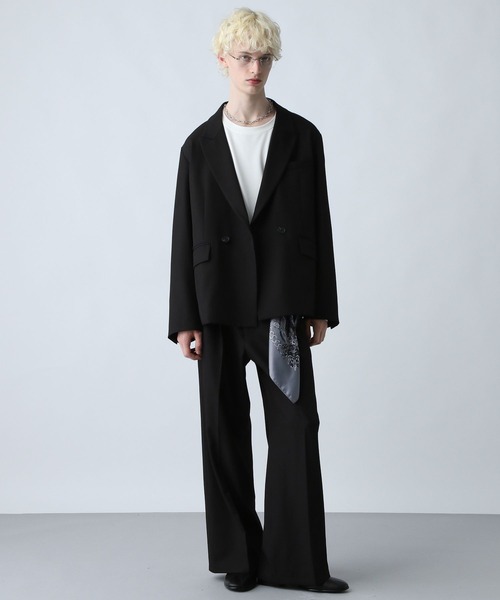 WEB限定 SET UP対応】ポリエステルイージーギャバジャケット