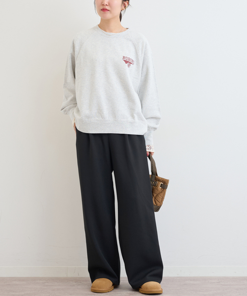 JOURNAL STANDARD relume（ジャーナルスタンダード　レリューム）の「サンディーカットジョーゼットパンツ（その他パンツ・レディース・ブラック/アイボリー/ブラウン・FREE）」の4枚目の写真