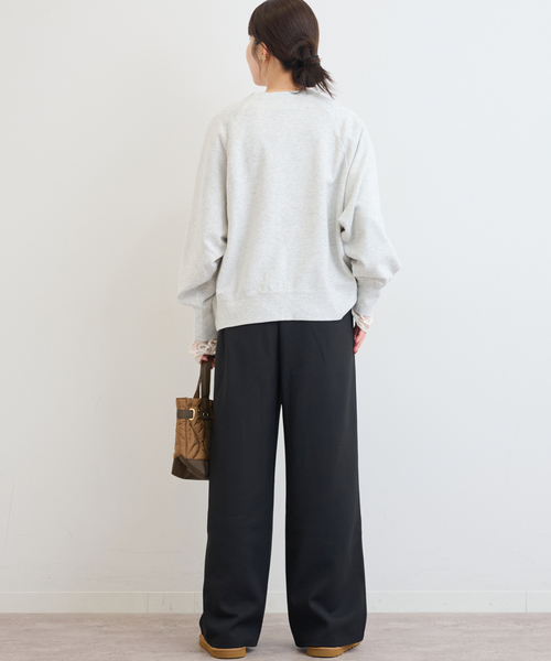 JOURNAL STANDARD relume（ジャーナルスタンダード　レリューム）の「サンディーカットジョーゼットパンツ（その他パンツ・レディース・ブラック/アイボリー/ブラウン・FREE）」の6枚目の写真