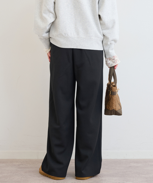 JOURNAL STANDARD relume（ジャーナルスタンダード　レリューム）の「サンディーカットジョーゼットパンツ（その他パンツ・レディース・ブラック/アイボリー/ブラウン・FREE）」の9枚目の写真