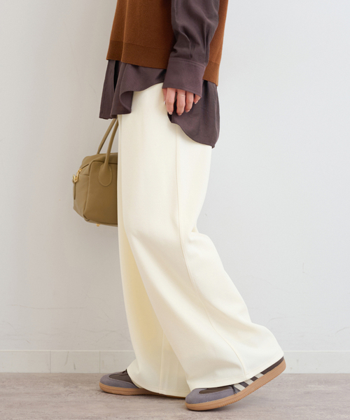 JOURNAL STANDARD relume（ジャーナルスタンダード　レリューム）の「サンディーカットジョーゼットパンツ（その他パンツ・レディース・ブラック/アイボリー/ブラウン・FREE）」の15枚目の写真