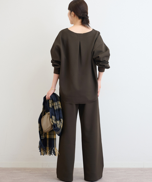 JOURNAL STANDARD relume（ジャーナルスタンダード　レリューム）の「サンディーカットジョーゼットパンツ（その他パンツ・レディース・ブラック/アイボリー/ブラウン・FREE）」の20枚目の写真