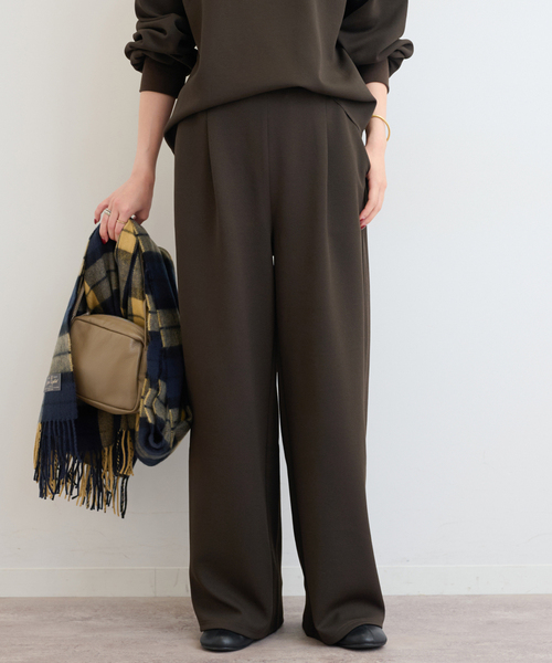 JOURNAL STANDARD relume（ジャーナルスタンダード　レリューム）の「サンディーカットジョーゼットパンツ（その他パンツ・レディース・ブラック/アイボリー/ブラウン・FREE）」の22枚目の写真