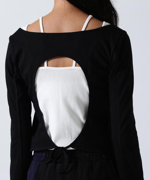 AULA（アウラ）の「AULA/アウラ/別注トップス（Tシャツ/カットソー・レディース・ホワイト/パープル/ブラック・0）」の10枚目の写真