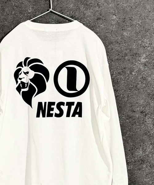 NESTA BRAND（ネスタブランド）の「【NESTA　BRAND/ネスタブランド】オーバーサイズ　ロンT（Tシャツ/カットソー・キッズ・チャコール/ネイビー/ホワイト系その他/ブラック/オフホワイト/ブラック系その他/杢グレー/ダークグリーン・110/120/130/140/150/160）」の3枚目の写真