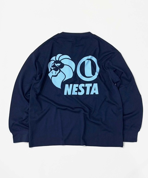 NESTA BRAND（ネスタブランド）の「【NESTA　BRAND/ネスタブランド】オーバーサイズ　ロンT（Tシャツ/カットソー・キッズ・チャコール/ネイビー/ホワイト系その他/ブラック/オフホワイト/ブラック系その他/杢グレー/ダークグリーン・110/120/130/140/150/160）」の14枚目の写真