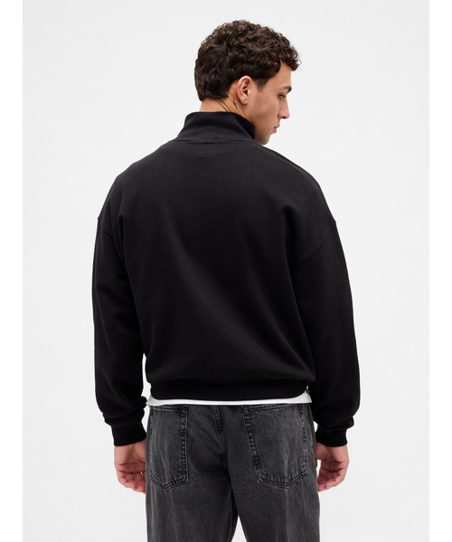 GAP(ギャップ)の「ヴィンテージソフトモックネック クロップド GAPロゴ スウェットシャツ(スウェット・メンズ・グリーン/アイボリー/ブラック・XS/S/M/L/XL)」の7枚目の写真