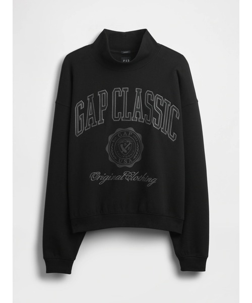 GAP(ギャップ)の「ヴィンテージソフトモックネック クロップド GAPロゴ スウェットシャツ(スウェット・メンズ・グリーン/アイボリー/ブラック・XS/S/M/L/XL)」の10枚目の写真
