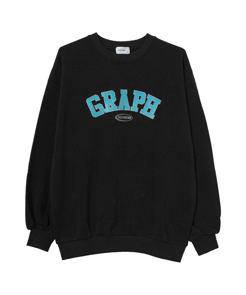 RiCO SUCRE（リコシュクレ）の「【裏起毛】ベロアワッペントレーナー（スウェット・キッズ・ブラック/オートミール/レッド・160/150/140）」の10枚目の写真