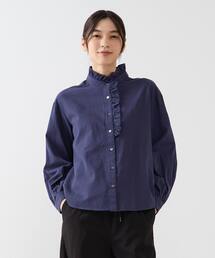 MELROSE claire | 【無地＆ストライプアソートフリルシャツ】(シャツ/ブラウス)