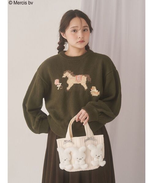 もこもこナインチェミニトート（トートバッグ）｜merry jenny（メリー