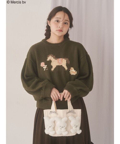 もこもこナインチェミニトート（トートバッグ）｜merry jenny（メリー