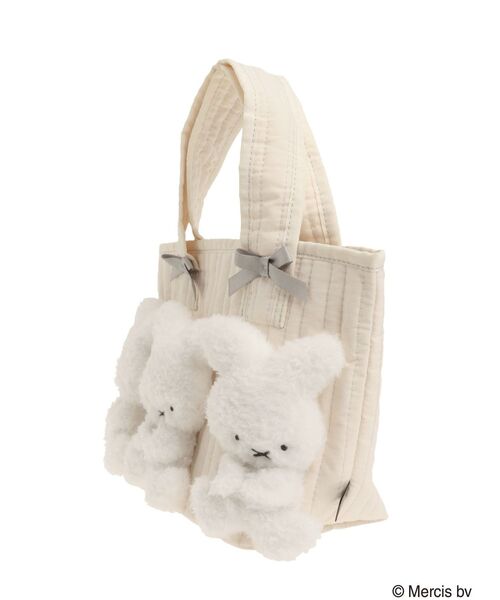 merry jenny（メリージェニー）の「もこもこナインチェミニトート（トートバッグ・レディース・アイボリー/ブラック・FREE）」の13枚目の写真