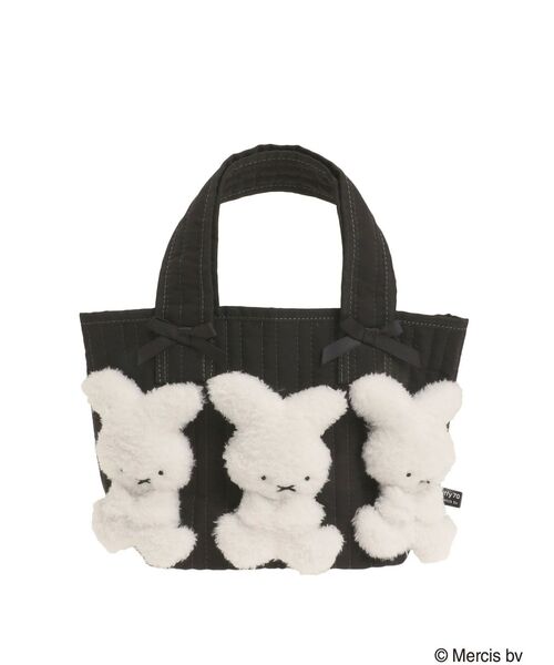 merry jenny（メリージェニー）の「もこもこナインチェミニトート（トートバッグ・レディース・アイボリー/ブラック・FREE）」の17枚目の写真