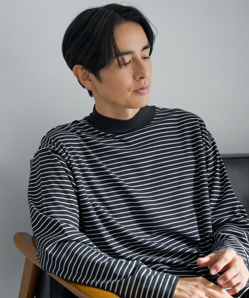 coen（コーエン）の「ソフトタッチモチモチロングスリーブＴシャツ（Tシャツ/カットソー・メンズ・ホワイト/ブラック/その他1・L/M/S/XL）」の16枚目の写真