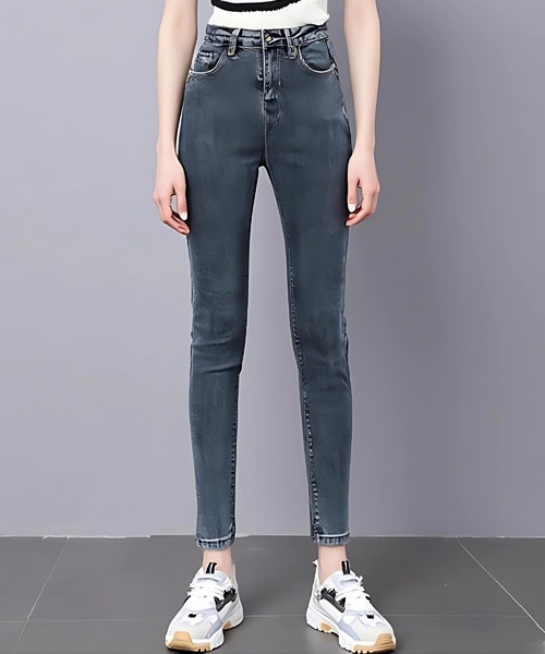 cammie(キャミー)の「ストレッチデニムパンツ(デニムパンツ・レディース・ライトブルー/インディゴブルー/ダークグレー・M/L)」の21枚目の写真
