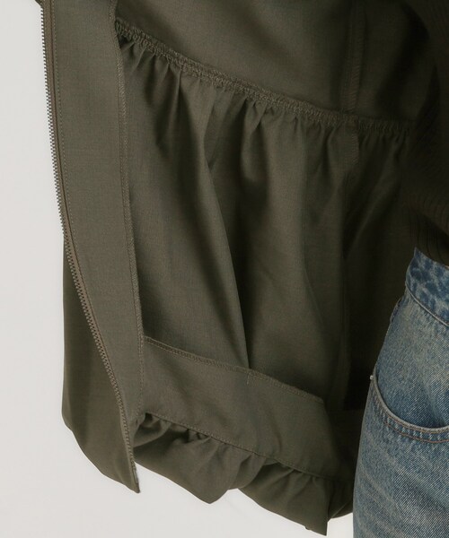 セール】美シルエットが大人かわいい 裾バルーンシルエットジレ