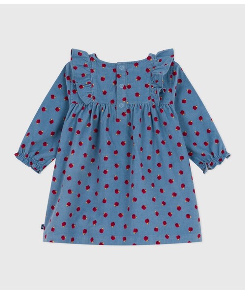 PETIT BATEAU（プチバトー）の「ワンピース（ワンピース・キッズ・ライトブルー・12MONTH/18MONTH/24MONTH/36MONTH）」の5枚目の写真