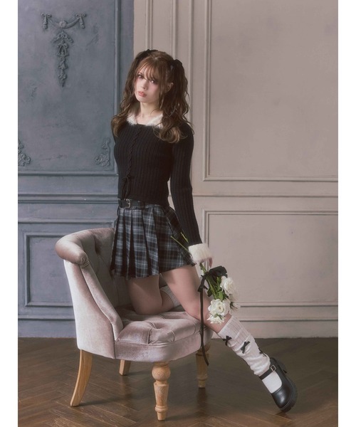 2点セット》ベルト付チェックプリーツスカート（スカート）｜PHILLY