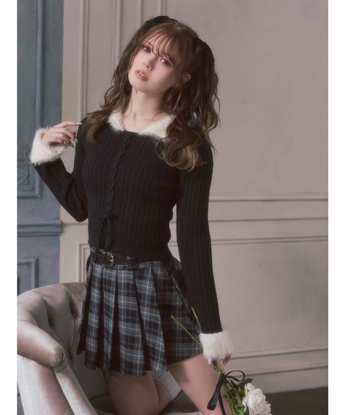 2点セット》ベルト付チェックプリーツスカート（スカート）｜PHILLY