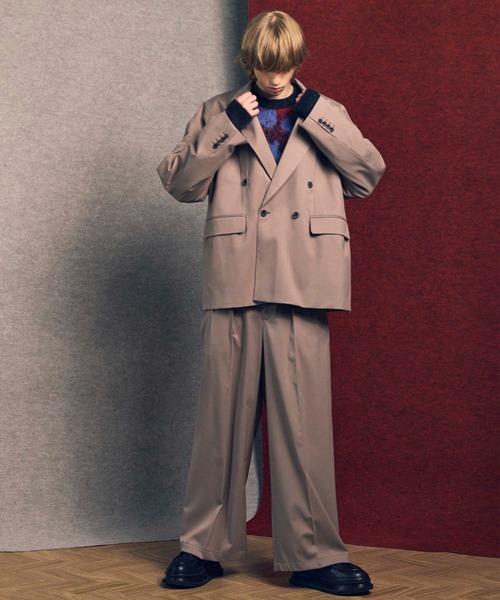 UNISEX》Flower Gradation Mohair Shaggy Knit Pullover/フラワー