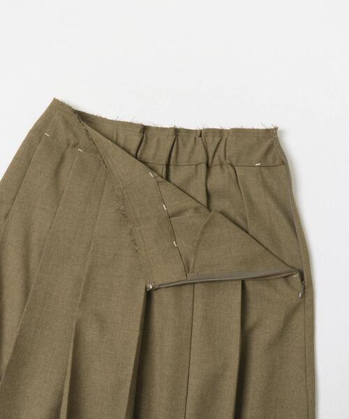 KBF（ケイビーエフ）の「プリーツミディスカート（スカート・レディース・チャコールグレー/ブラウン・ONE）」の10枚目の写真