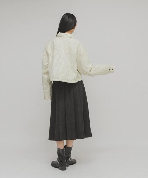 KBF（ケイビーエフ）の「プリーツミディスカート（スカート・レディース・チャコールグレー/ブラウン・ONE）」の21枚目の写真