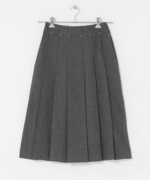 KBF（ケイビーエフ）の「プリーツミディスカート（スカート・レディース・チャコールグレー/ブラウン・ONE）」の22枚目の写真
