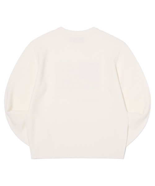 KIRSH（キルシー）の「KIRSH Loose-Fit American Flag Knit キルシー ルーズフィット アメリカン フラッグ ニット（ニット/セーター・レディース・ホワイト/ピンク/ダークグレー・1）」の6枚目の写真