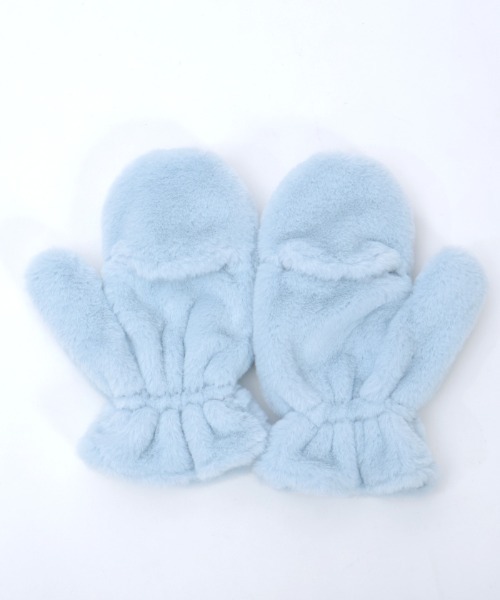 axes femme POETIQUE（アクシーズファムポエティック）の「リボン×パールファーミトン（手袋・レディース・サックスブルー/ピンク/キナリ・FREE）」の9枚目の写真