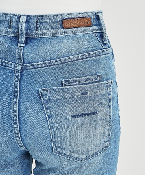 YANUK（ヤヌーク）の「ブーツカット（デニムパンツ・レディース・ライトブルー・21inch/22inch/23inch/24inch/25inch/26inch/27inch）」の10枚目の写真