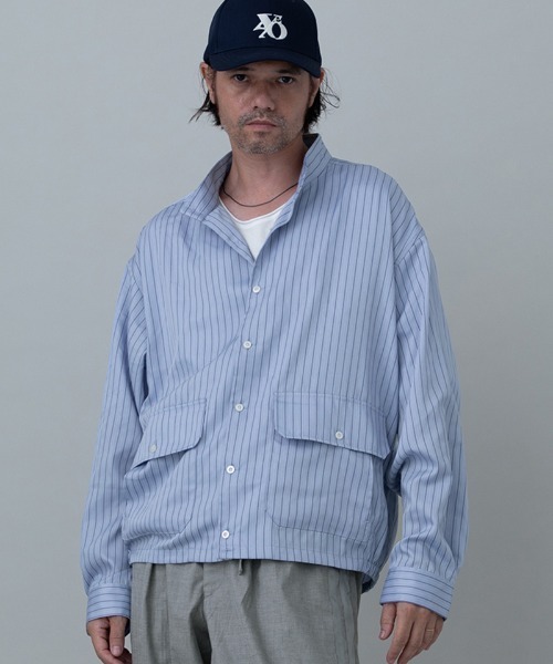 EGO TRIPPING(エゴトリッピング)の「mj11251-VALSTAR バルスタージャケット(616603)(その他アウター・メンズ・ネイビー/サックスブルー・48/46)」の22枚目の写真