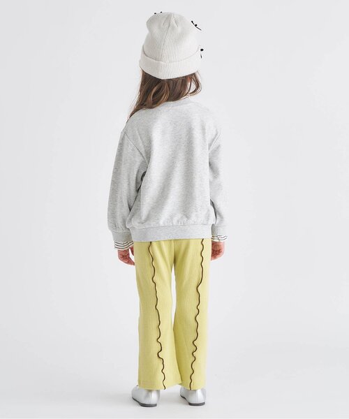 apres les cours(アプレレクール)の「【WEB限定/ジュニア対応】レイヤードロゴトレーナー(スウェット・キッズ・グレー/ピンク/ネイビー・80/90/100/120/130/140/110)」の11枚目の写真