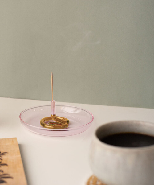 amabro（アマブロ）の「amabro/アマブロ TWO TONE INCENSE HOLDER ツートーンインセンスホルダー お香立て（ルームフレグランス/お香・メンズ・ピンク/ホワイト/イエロー・ONE SIZE）」の6枚目の写真