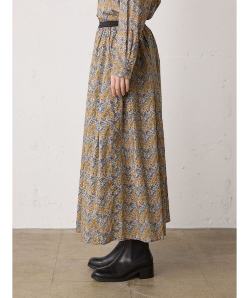 MidiUmi（ミディウミ）の「MidiUmi リバティプリントスカート（スカート・レディース・イエロー/ブルー・FREE）」の12枚目の写真