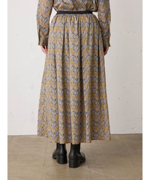 MidiUmi（ミディウミ）の「MidiUmi リバティプリントスカート（スカート・レディース・イエロー/ブルー・FREE）」の14枚目の写真