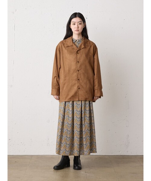 MidiUmi（ミディウミ）の「MidiUmi リバティプリントスカート（スカート・レディース・イエロー/ブルー・FREE）」の15枚目の写真