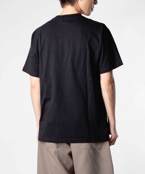 HUF（ハフ）の「HUF MEGABLAST S/S POCKET TEE ハフ 胸ポケット メガブラスト ロゴ刺繍 Tシャツ（Tシャツ/カットソー・メンズ・ブラック・SMALL/MEDIUM/LARGE/X-LARGE）」の12枚目の写真