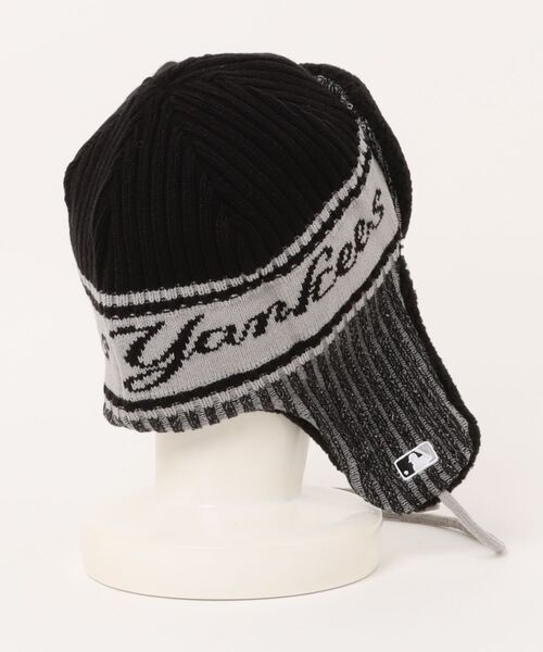 NEW ERA(ニューエラ)の「NEW ERA KNIT TRAPPER / ニューエラ(ハット・レディース・ブラック/インディゴブルー/ライトベージュ・FREE)」の7枚目の写真