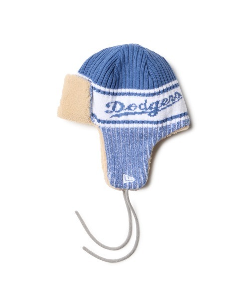 NEW ERA(ニューエラ)の「NEW ERA KNIT TRAPPER / ニューエラ(ハット・レディース・ブラック/インディゴブルー/ライトベージュ・FREE)」の3枚目の写真