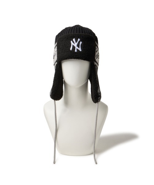 NEW ERA(ニューエラ)の「NEW ERA KNIT TRAPPER / ニューエラ(ハット・レディース・ブラック/インディゴブルー/ライトベージュ・FREE)」の10枚目の写真