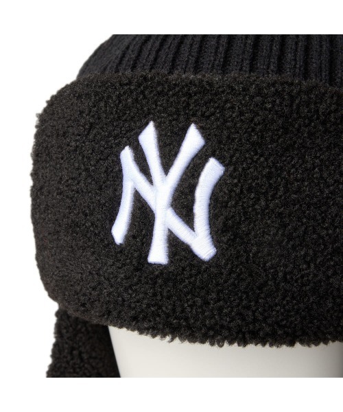 NEW ERA(ニューエラ)の「NEW ERA KNIT TRAPPER / ニューエラ(ハット・レディース・ブラック/インディゴブルー/ライトベージュ・FREE)」の14枚目の写真