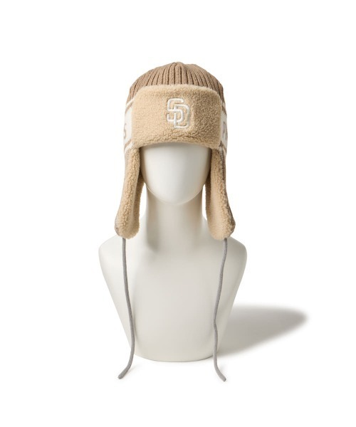 NEW ERA(ニューエラ)の「NEW ERA KNIT TRAPPER / ニューエラ(ハット・レディース・ブラック/インディゴブルー/ライトベージュ・FREE)」の21枚目の写真