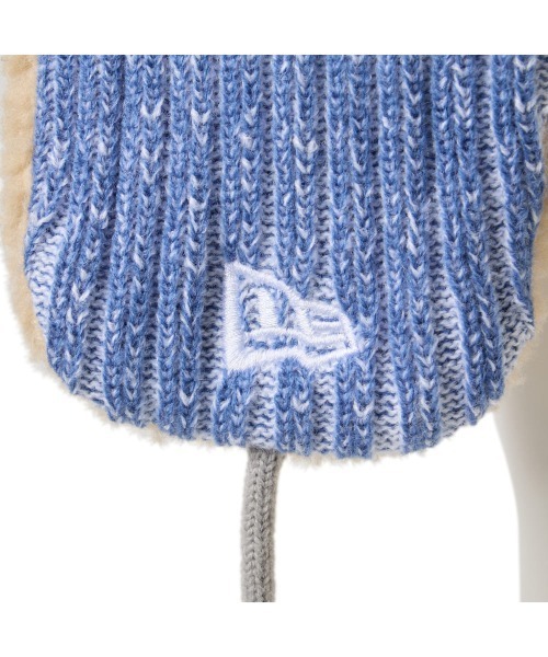 NEW ERA(ニューエラ)の「NEW ERA KNIT TRAPPER / ニューエラ(ハット・レディース・ブラック/インディゴブルー/ライトベージュ・FREE)」の4枚目の写真