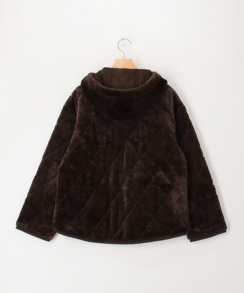 MICO COULIER（ミコクリエ）の「《リバーシブル》パネトレーションファーキルトジャケット（ブルゾン・レディース・ブラウン/グレイッシュベージュ・38）」の21枚目の写真