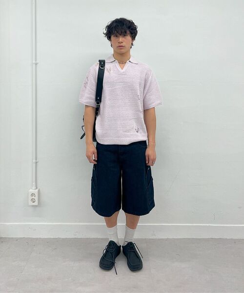 Millo Archive(ミロ アーカイブ)の「ダブルフェードハーフデニムパンツ【インディゴブルー】(その他パンツ・メンズ・その他・MEDIUM/X-LARGE/LARGE)」の7枚目の写真