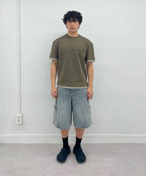Millo Archive(ミロ アーカイブ)の「ダブルフェードハーフデニムパンツ【インディゴブルー】(その他パンツ・メンズ・その他・MEDIUM/X-LARGE/LARGE)」の12枚目の写真